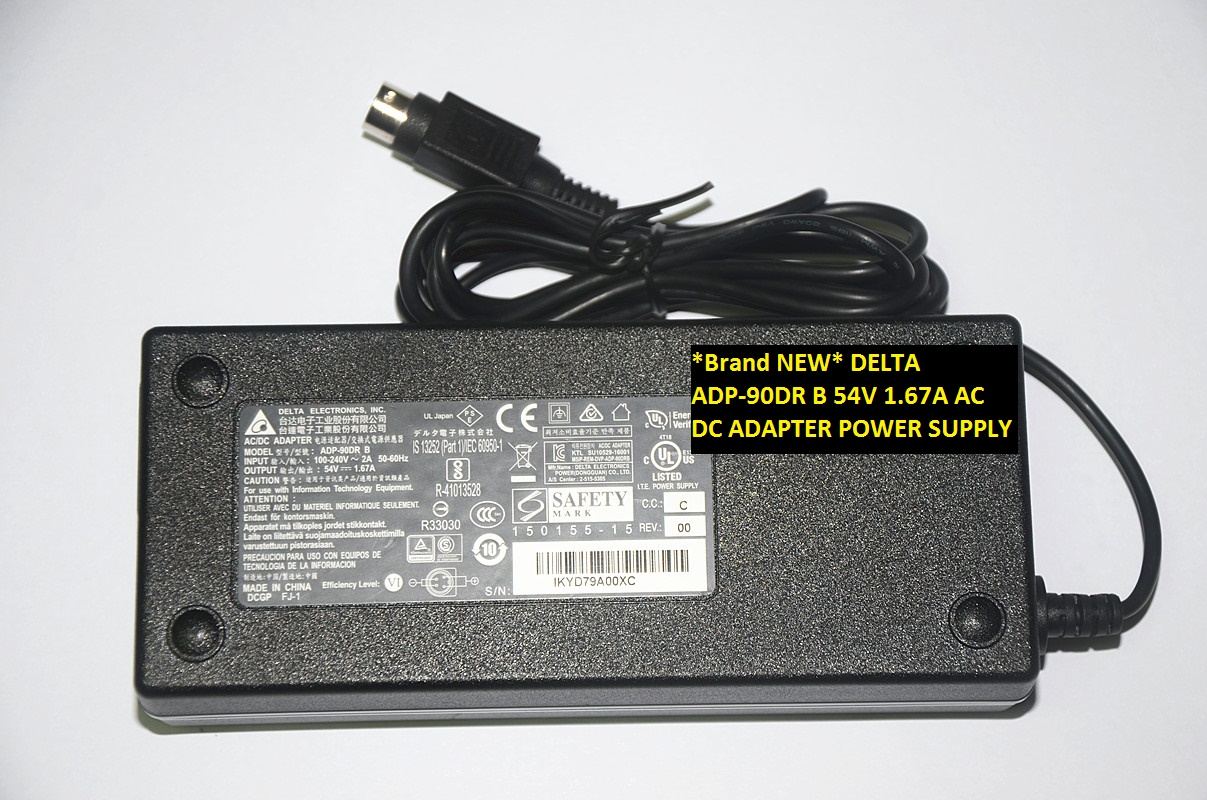 *Brand NEW* AC DC ADAPTER 54V 1.67A DELTA ADP-90DR B POWER SUPPLY